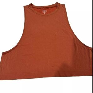 Athleta Burnt Orange Tank 100% Nylon Size Small - Athleta - Workout - Tank